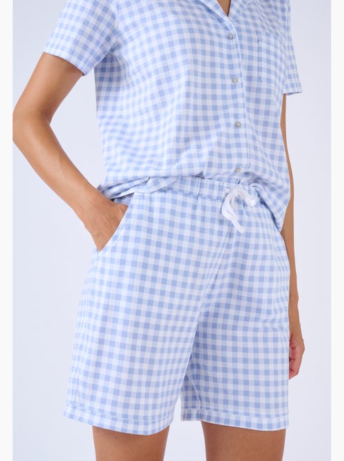 Pyjashort en maille jersey - Damart - Kiabi