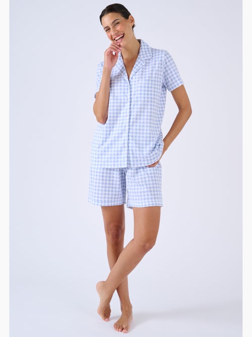 Pyjashort en maille jersey - Damart - Kiabi