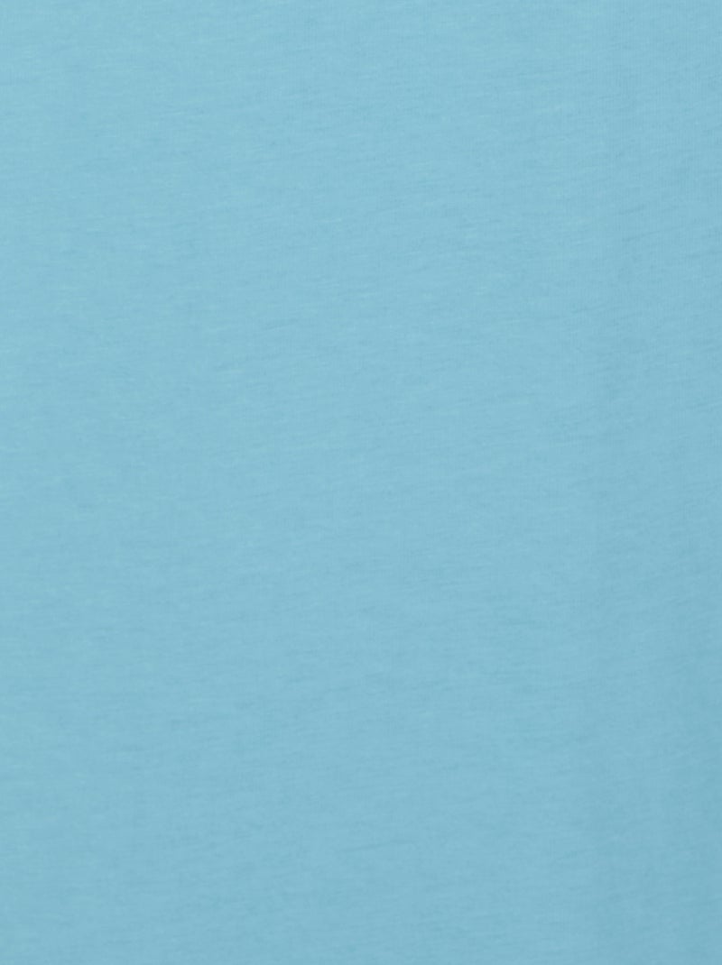 Pyjashort en maille jersey - Damart Bleu gris - Kiabi