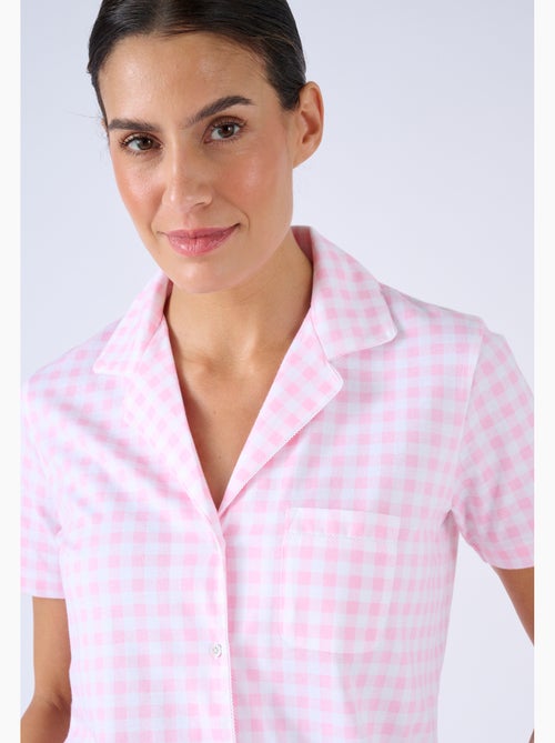 Pyjashort en maille jersey - Damart - Kiabi