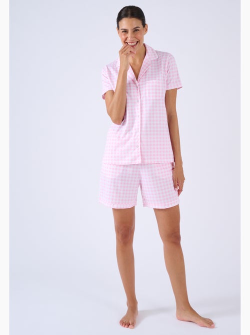 Pyjashort en maille jersey - Damart - Kiabi