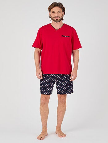 Pyjashort en maille jersey - Damart
