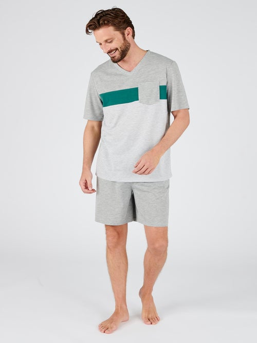 Pyjashort en maille jersey Climatyl - Damart - Kiabi