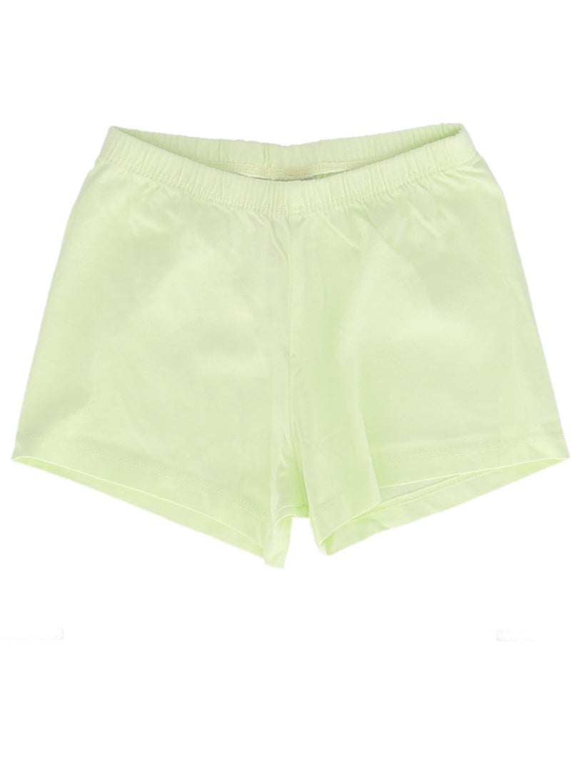 Pyjashort enfant manches courtes Yoshi - blanc Blanc - Kiabi