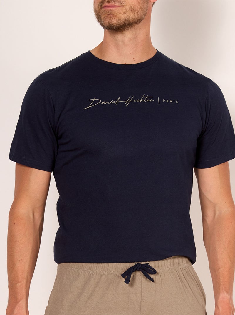 Pyjashort   EXPLORER marine - HECHTER Bleu foncé - Kiabi