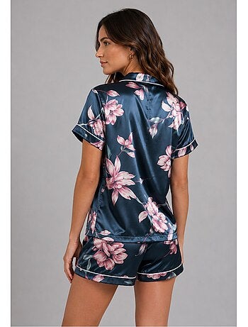 Pyjashort fluide en satin Kebello