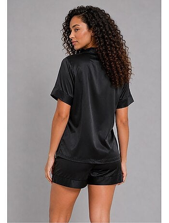 Pyjashort fluide en satin Kebello