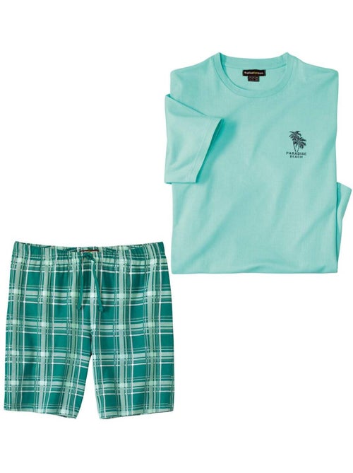 Pyjashort jersey paradise beach - atlas for men - Kiabi Pyjashort jersey paradise beach - atlas for men - Kiabi