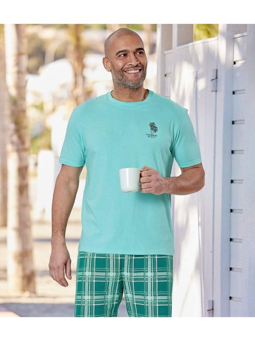 Pyjashort jersey paradise beach - atlas for men - Kiabi Pyjashort jersey paradise beach - atlas for men - Kiabi