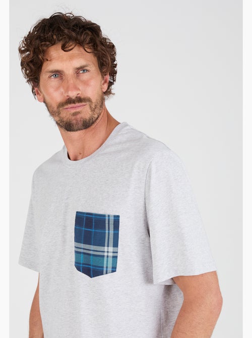 Pyjashort maille jersey pur coton peigné - Damart - Kiabi