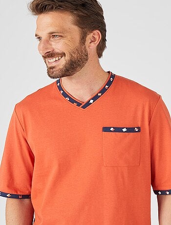 Pyjashort maille jersey pur coton peigné - damart