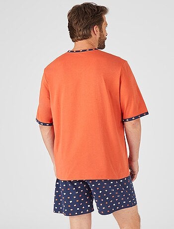 Pyjashort maille jersey pur coton peigné - damart