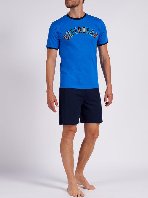 Pyjashort   MAN bleu/marine - Alan Brown - Kiabi