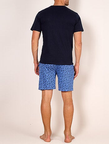Pyjashort PAISLEY marine - HECHTER