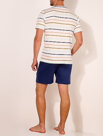 Pyjashort PASTEL marine - HECHTER
