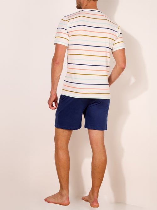 Pyjashort   PASTEL marine - HECHTER - Kiabi