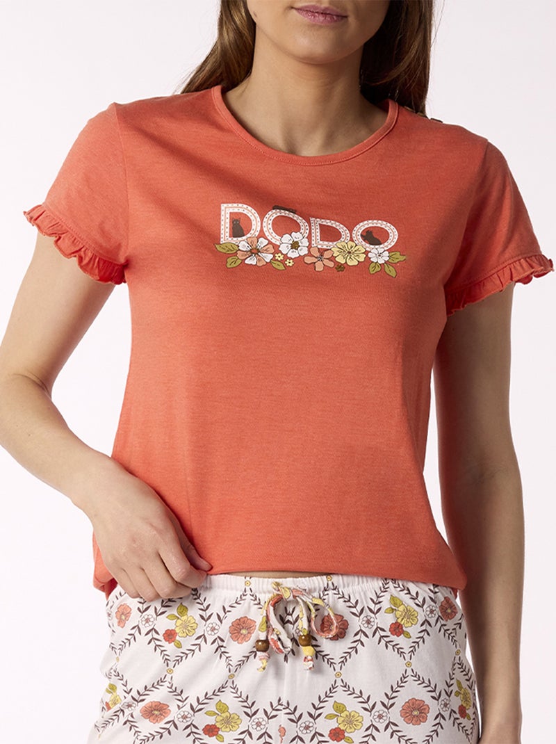 Pyjashort   PRAIRIE Orange - DODO Orange - Kiabi