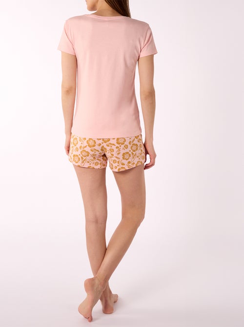 Pyjashort PUNCHY rose - MELISSA BROWN - Kiabi Pyjashort PUNCHY rose - MELISSA BROWN - Kiabi