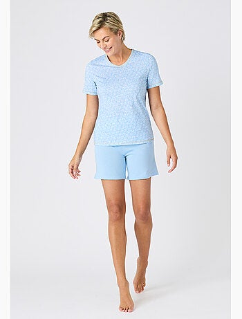 Pyjashort pur coton peigné - Damart