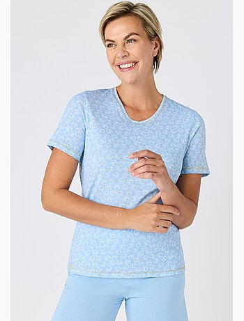 Pyjashort pur coton peigné - Damart