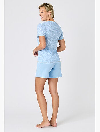 Pyjashort pur coton peigné - Damart