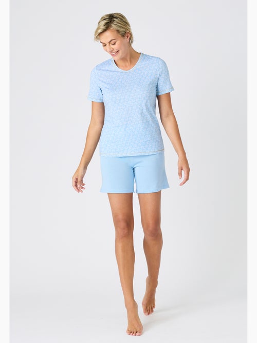 Pyjashort pur coton peigné - Damart - Kiabi