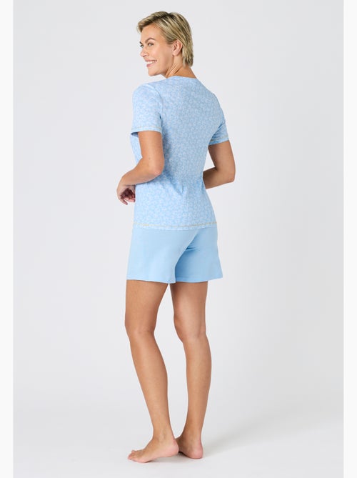 Pyjashort pur coton peigné - Damart - Kiabi