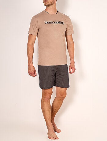 Pyjashort sand marron - hechter