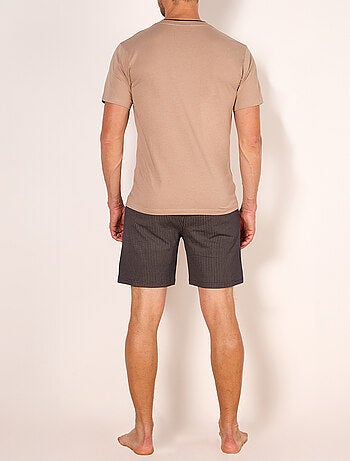 Pyjashort sand marron - hechter