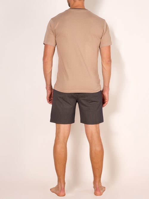 Pyjashort   SAND marron - HECHTER - Kiabi