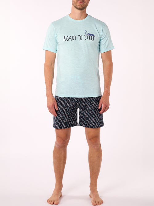 Pyjashort   SIESTA aqua - Alan Brown - Kiabi