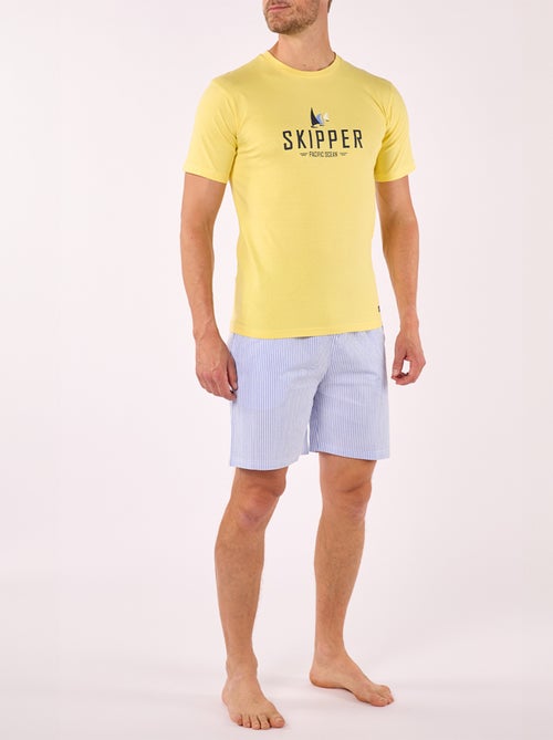 Pyjashort   SKIPPER Jaune - DODO - Kiabi