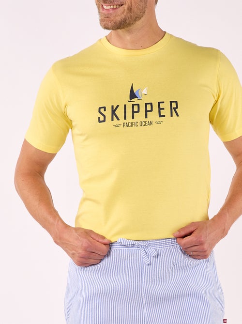 Pyjashort   SKIPPER Jaune - DODO - Kiabi