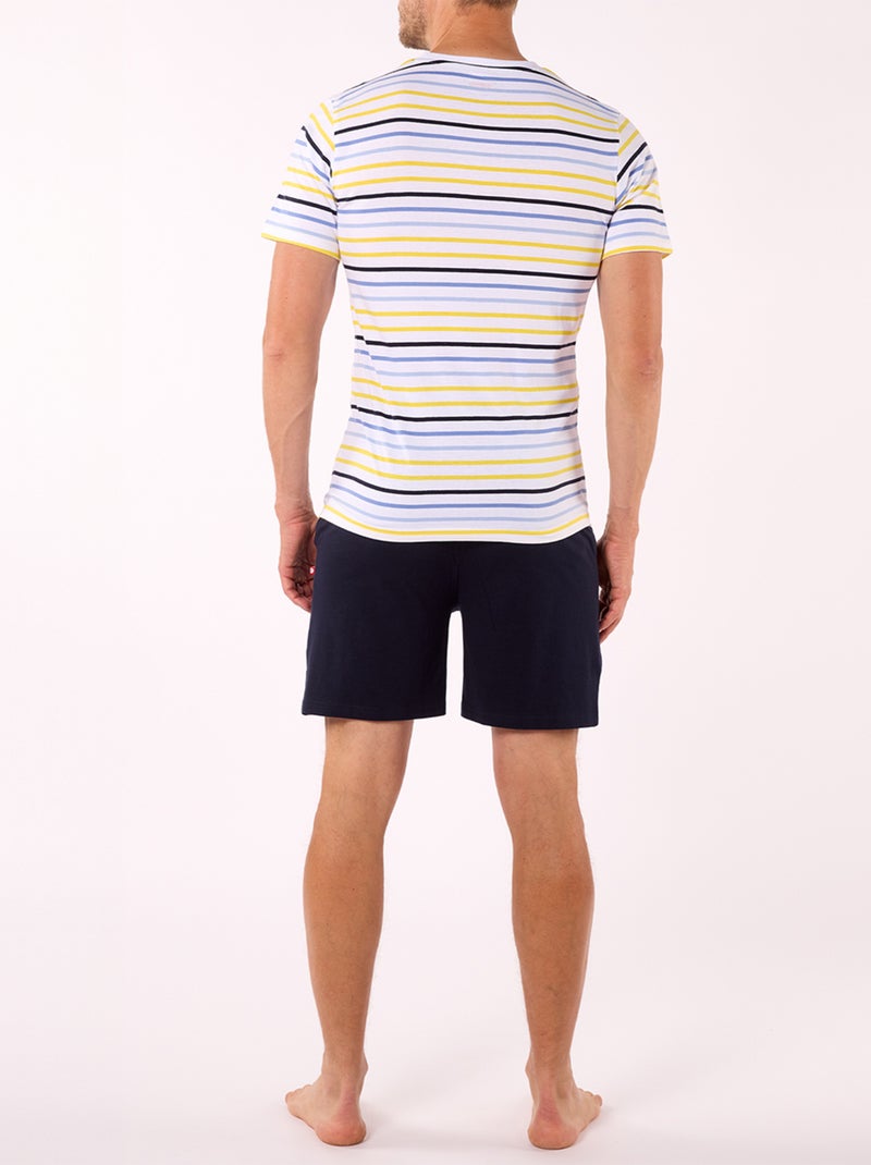 Pyjashort   SKIPPER Marine - DODO Bleu foncé - Kiabi