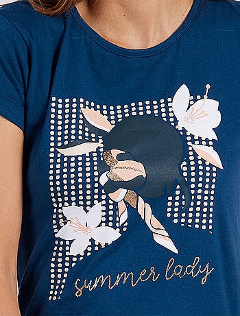 Pyjashort SUMMER LADY marine - MELISSA BROWN