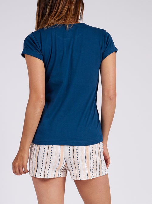 Pyjashort   SUMMER LADY marine - MELISSA BROWN - Kiabi