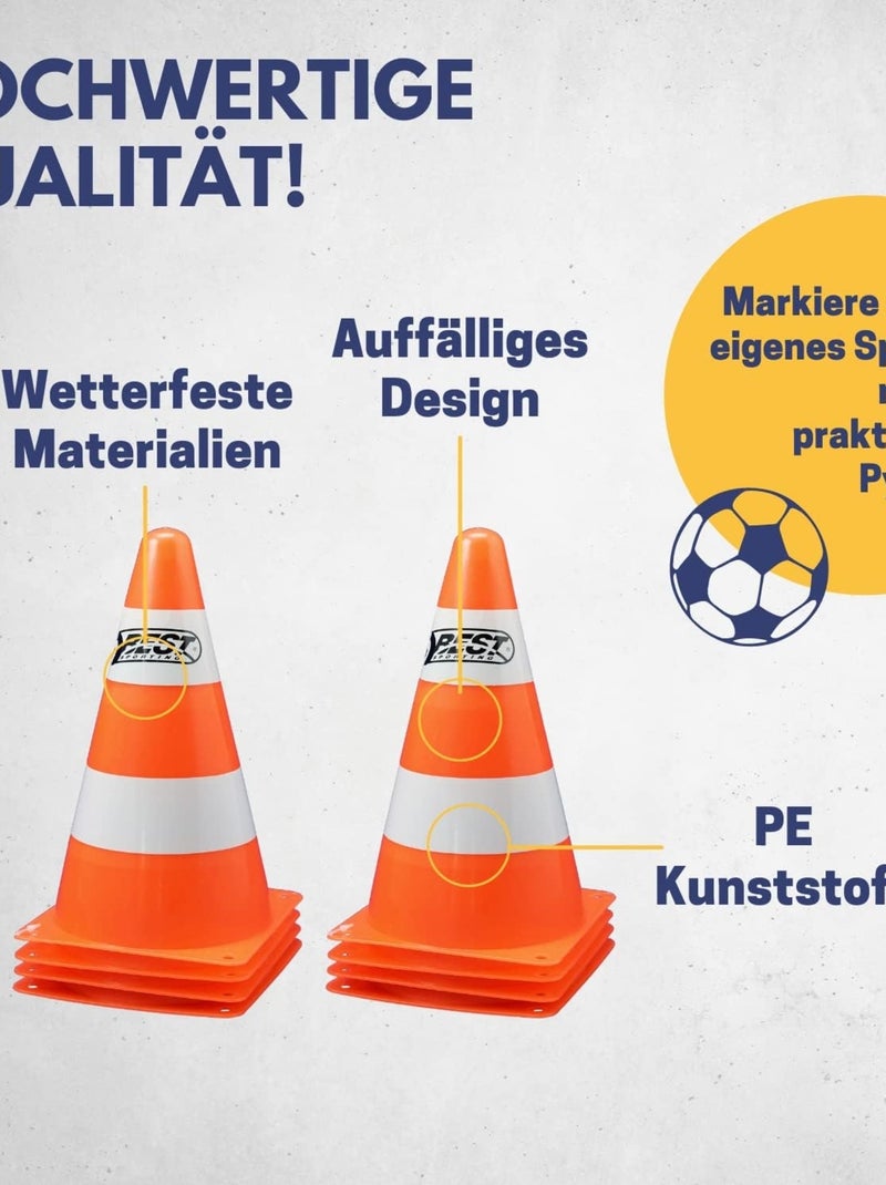 Pylônes 4 pièces pour les terrains de jeu Orange - Kiabi