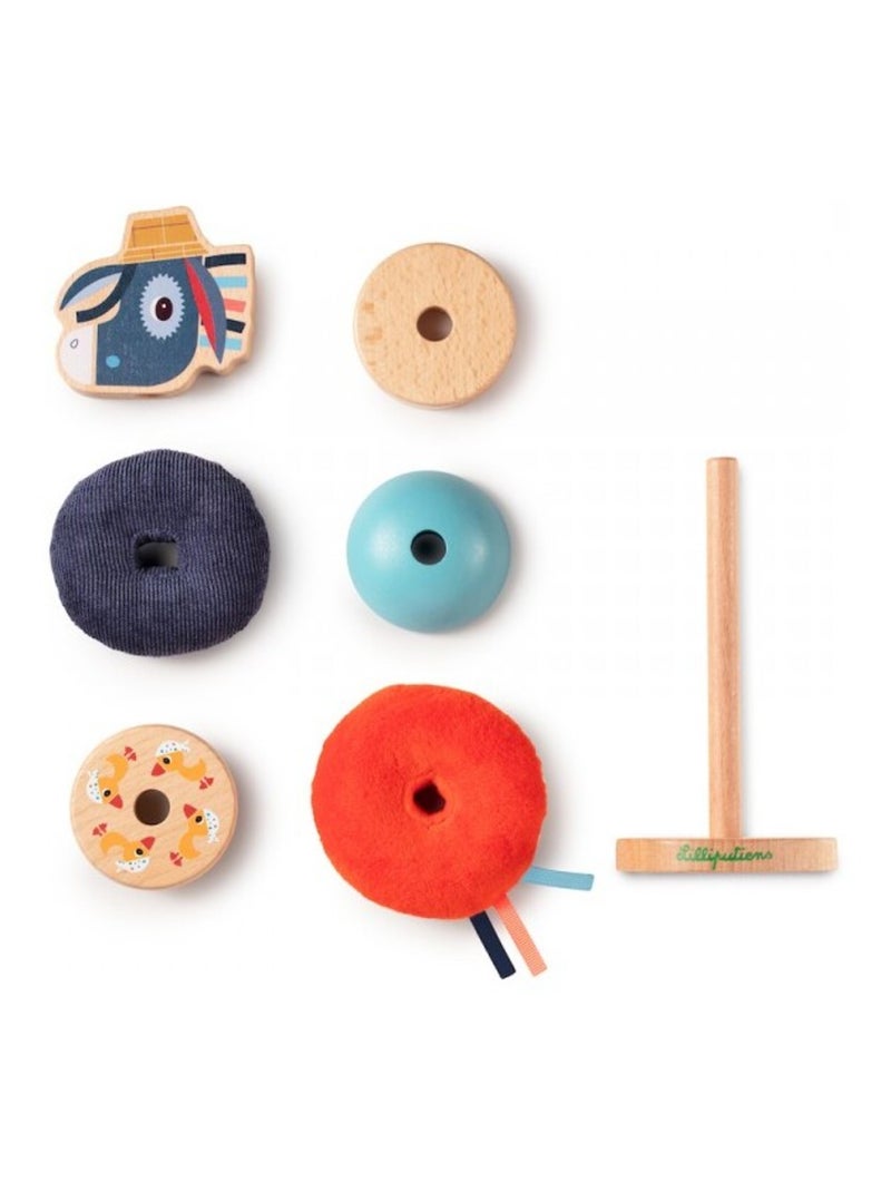 Pyramide à empiler Ignace Bleu - Kiabi