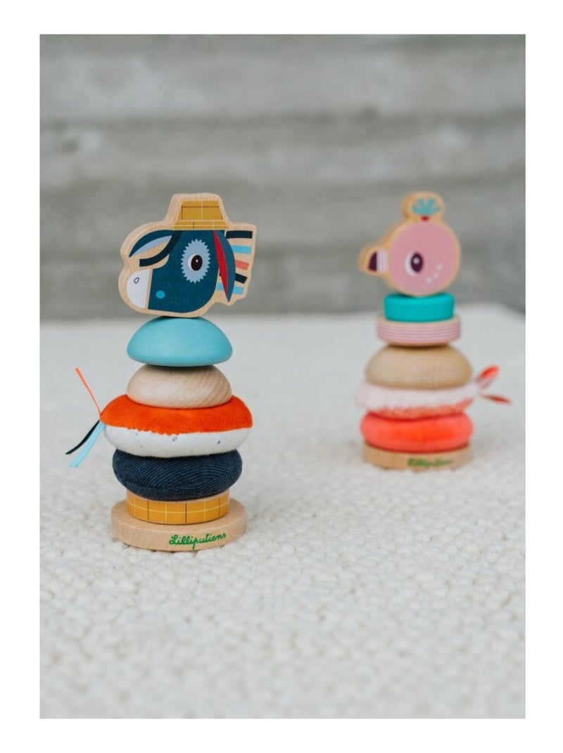 Pyramide à empiler Ignace Bleu - Kiabi