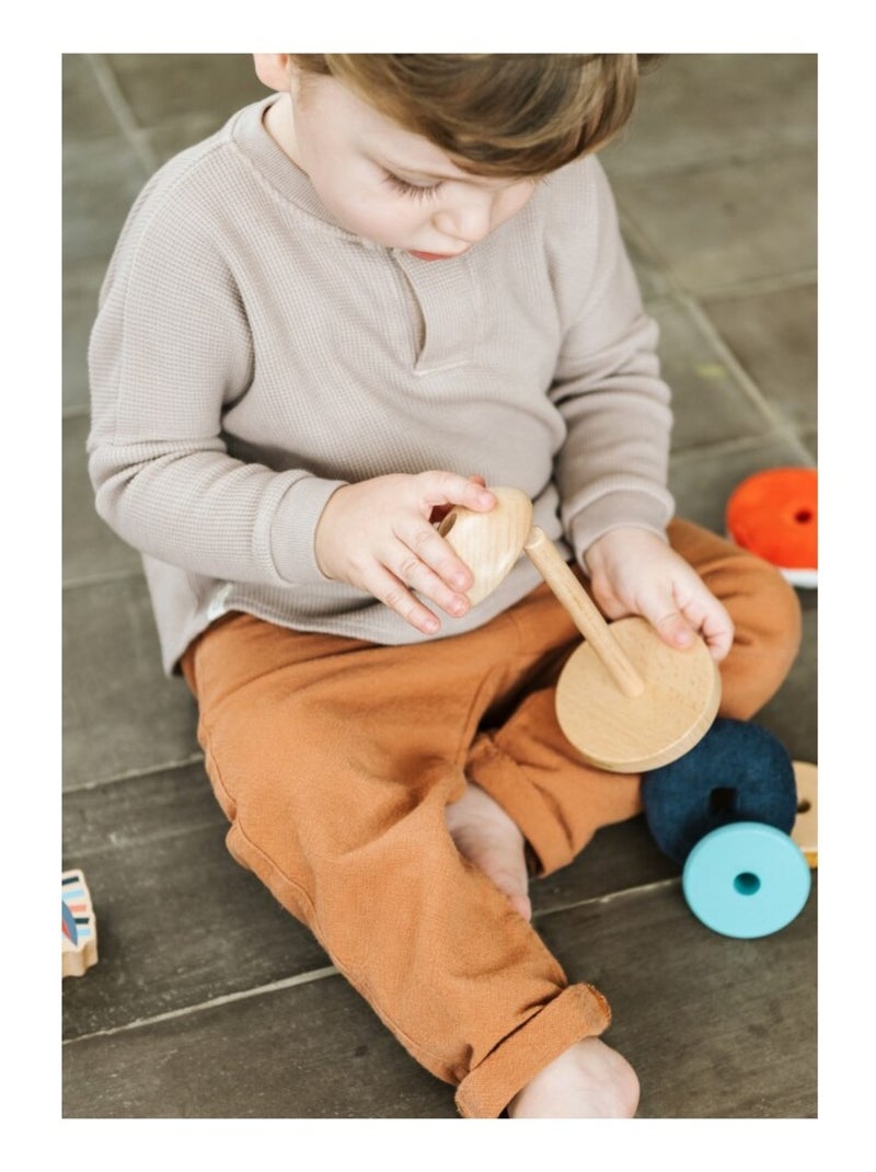 Pyramide à empiler Ignace Bleu - Kiabi