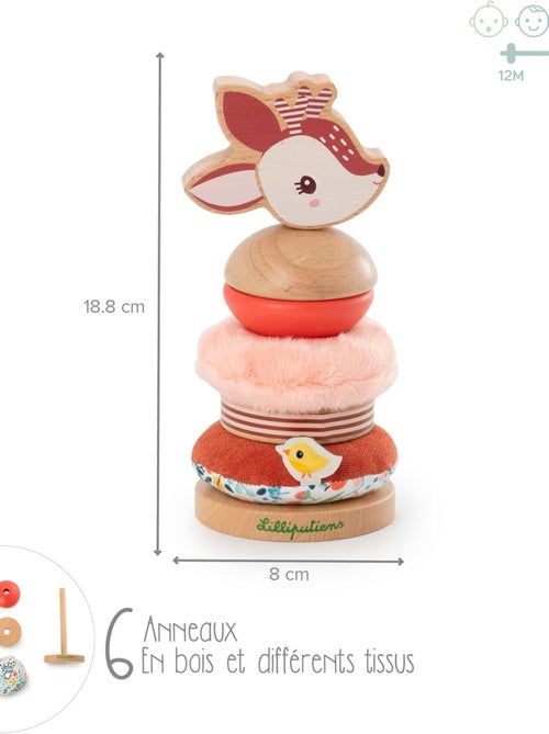 Pyramide à empiler Stella le faon - Kiabi