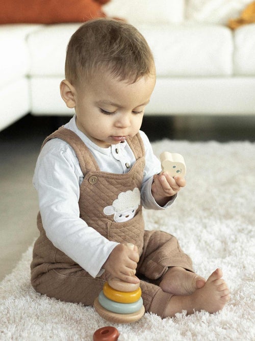 Pyramide en bois à empiler - Kiabi