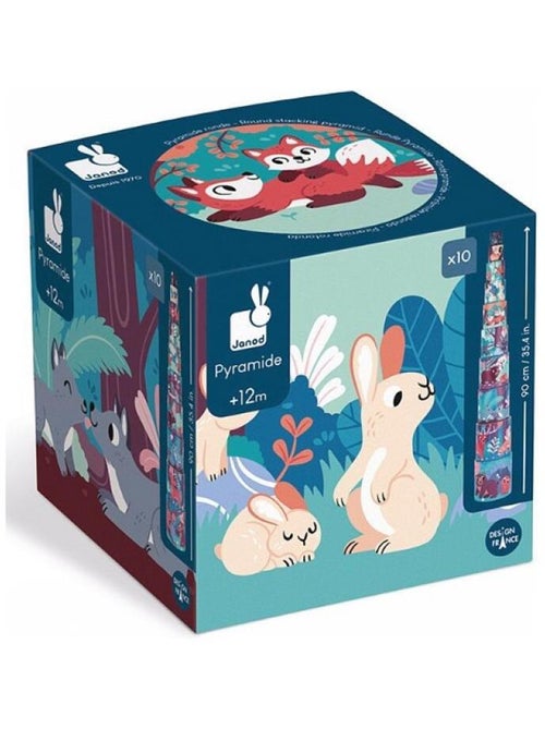 Pyramide ronde les animaux de la foret - Kiabi