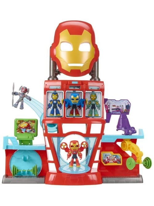 Qg d'iron man, coffret électronique pour enfant, marvel iron man and his awesome friends, dès 4 ans - Kiabi