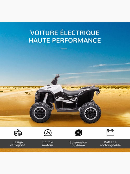 Quad buggy électrique enfant 12 v 3 km/h - Kiabi