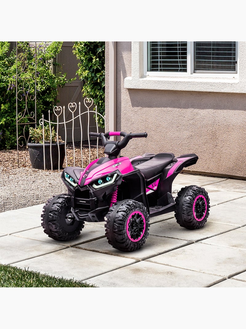 Quad buggy électrique enfant 12 v 3 km/h Rose - Kiabi