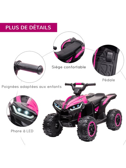 Quad buggy électrique enfant 12 v 3 km/h - Kiabi