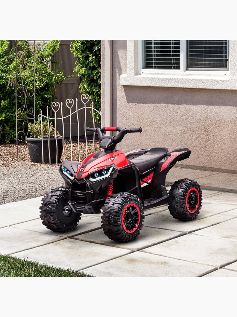 Quad buggy électrique enfant 12 v 3 km/h Rouge - Kiabi