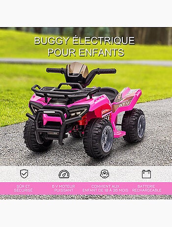 Quad buggy électrique enfant