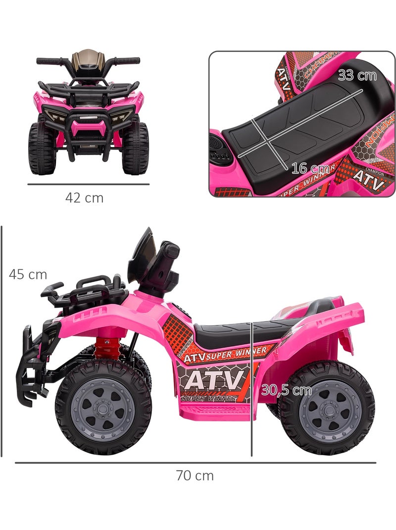 Quad buggy électrique enfant Rose - Kiabi
